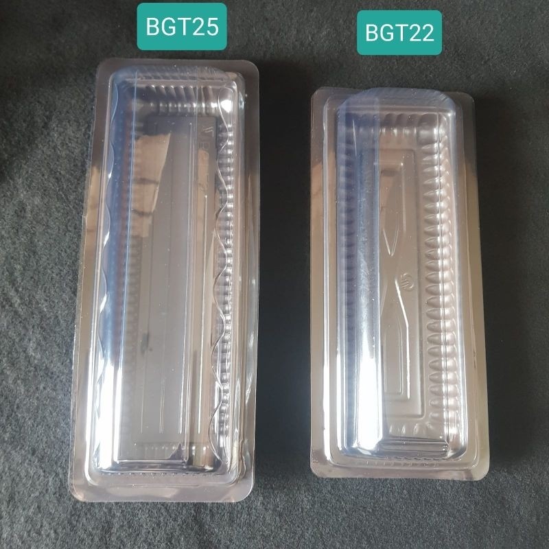 20 ชิ้น Mika Roll เค้ก BGT22 BGT25 / กล่องเค้กม้วน BG22 BG25 / เค้กพลาสติก Mica / เค้กม้วน Mica