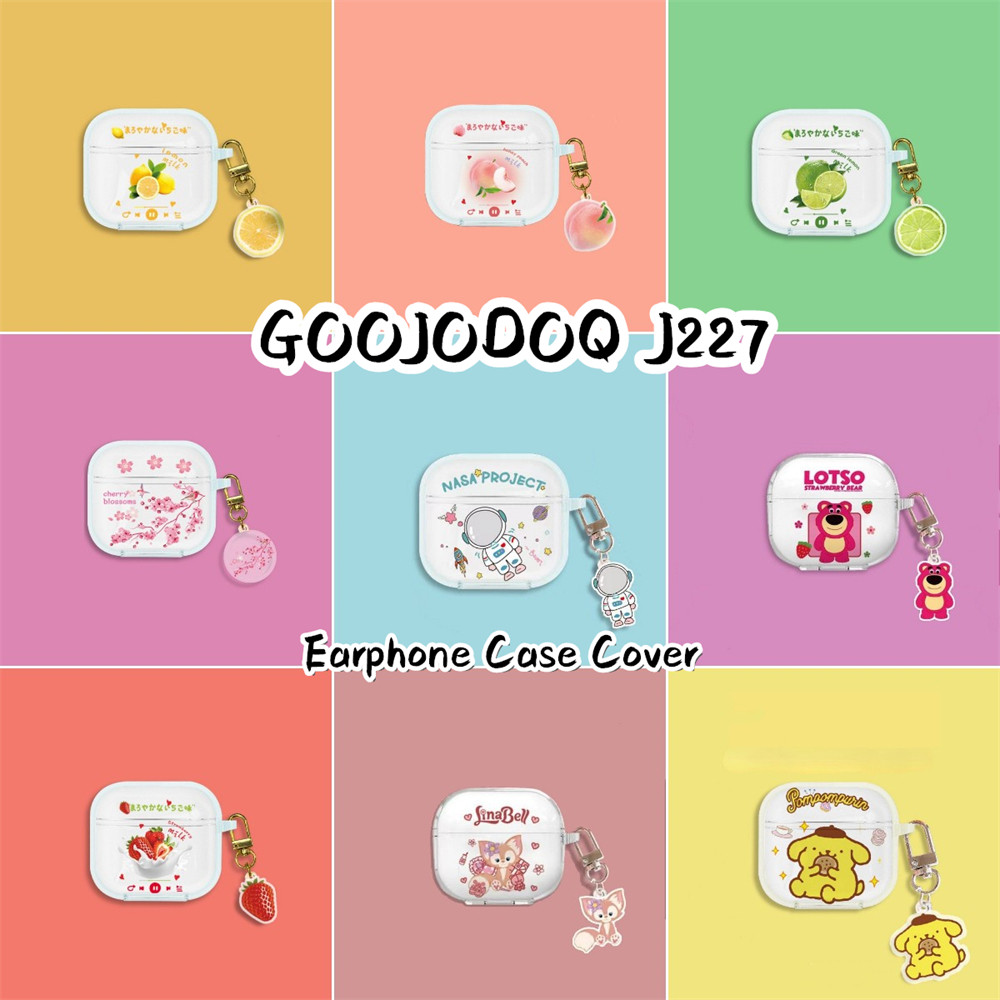 imamura สําหรับ GOOJODOQ J227 กรณีหูฟังกรณีการ์ตูนปลอกซิลิโคนอ่อนนุ่มโปร่งใส
