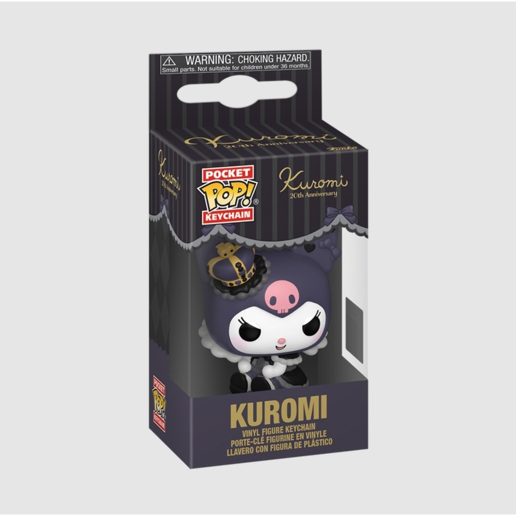 Funko Pocket Pop พวงกุญแจ Sanrio Kuromi ครบรอบ 20 ปี Kuromi พวงกุญแจของเล่น