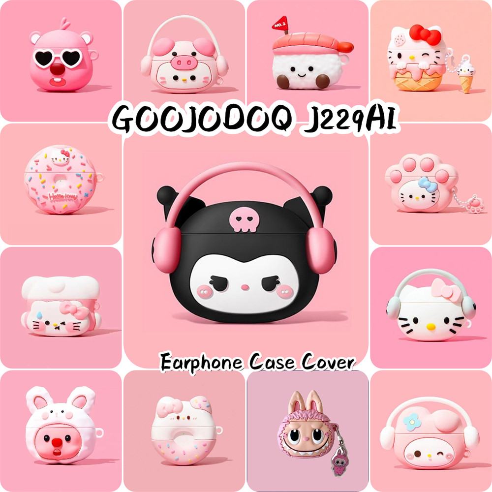 บูติกต้นฉบับสําหรับ GOOJODOQ J229AI กรณีปลอกซิลิโคนอ่อนนุ่มหูฟังกรณี Anti-fall การ์ตูน NO.1