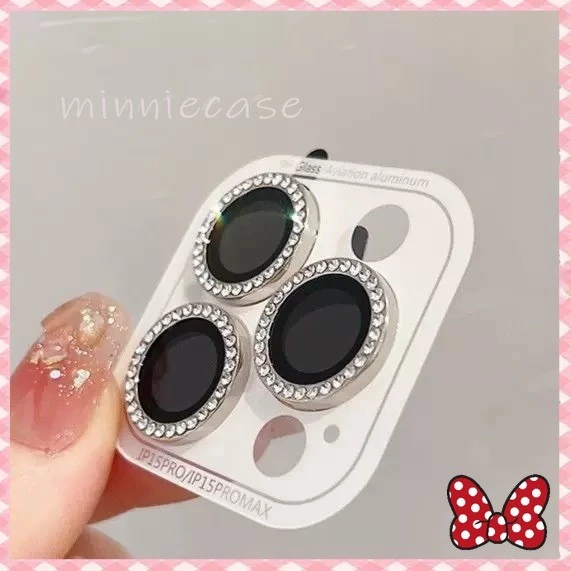 💎💎💎diamond ฟิล์มป้องกันเลนส์กล้องขอบเพชร สำหรับ iPhone11 12 13 14 15 16 PRO MAX 11 12MINI 15 16 PLUS ฟิล์มเลนส์ส่องแสง thumbnail 6