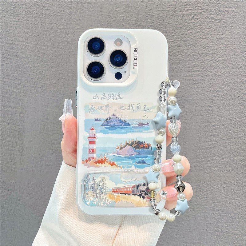 Wave Mirror Stand Strap Case สําหรับ Honor 400 600 Lite 200 500 สมาร์ท X5C X9D X7D X7C X8C X8B Magic 7 Pro X8D 90 Lite X6C X9 X9C X9C X7B X6A X7B X6A X7B X9B X9 ปลอก ปลอก ปลอก