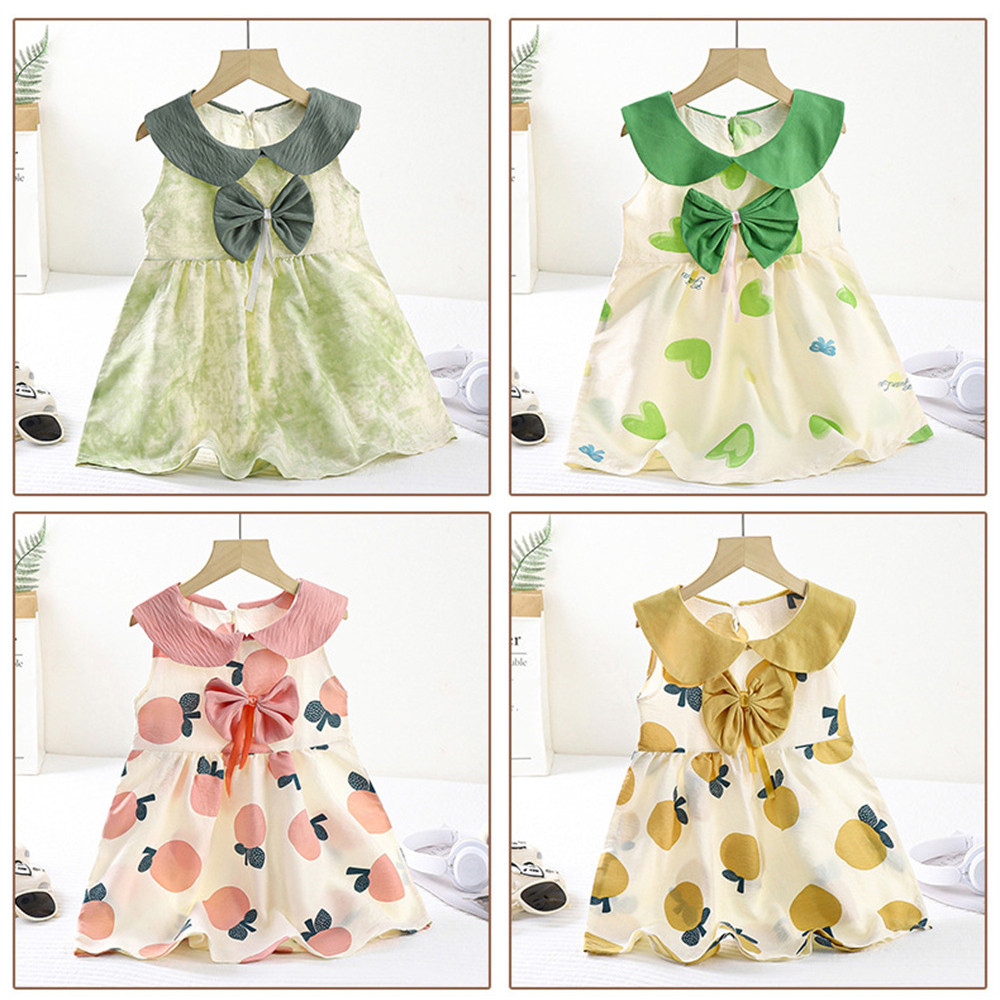 ชุดเดรสลายดอกไม้เกาหลี ชุดเด็กผู้หญิง ชุดเจ้าหญิง กระโปรงสำหรับเด็กผู้หญิง เด็กเล็ก แฟชั่นน่ารัก ชุดเดรสเด็กทารก - รูปที่ 6