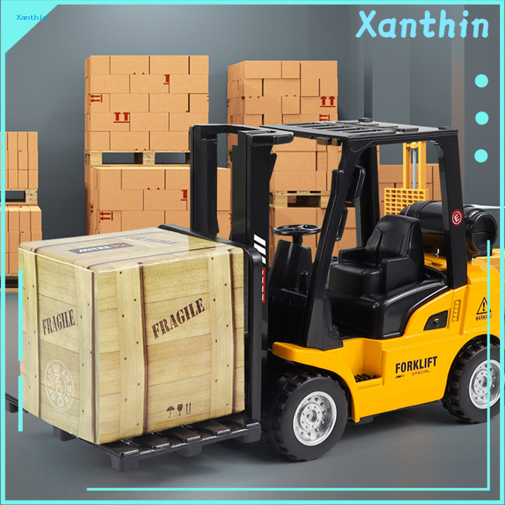 รถยก Inertia Toy Burrs-free ฝีมือที่ยอดเยี่ยม Fadeless ดึงกลับรถยก Inertia ของเล่นสําหรับเด็ก