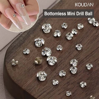 Nail Art สติกเกอร์ตกแต่งเล็บเพชร DIY Rhinestones Stack เจาะ Organza SS6-SS28 10 ชิ้น KOULDAN