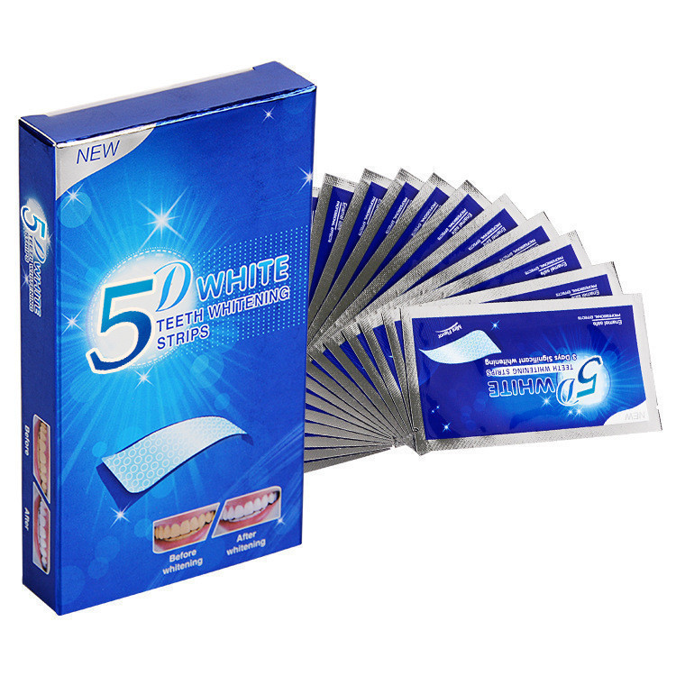 New Teeth Whitening Strips3D5D9D Yes14Teeth strips WHITE Yes7Teeth8ee#Remove Yellow Stickers for Bri