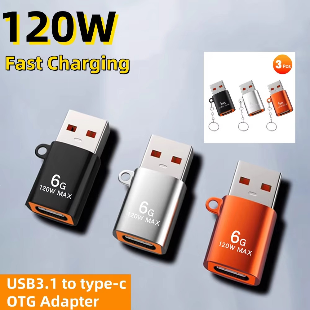 Elough OTG อะแดปเตอร์ Fast Charging USB3.1 ถึง Type-C อะแดปเตอร์ข้อมูล USB ชาย Type-C หญิงสําหรับแล็ปท็อปพีซีโทรศัพท์มือถือ