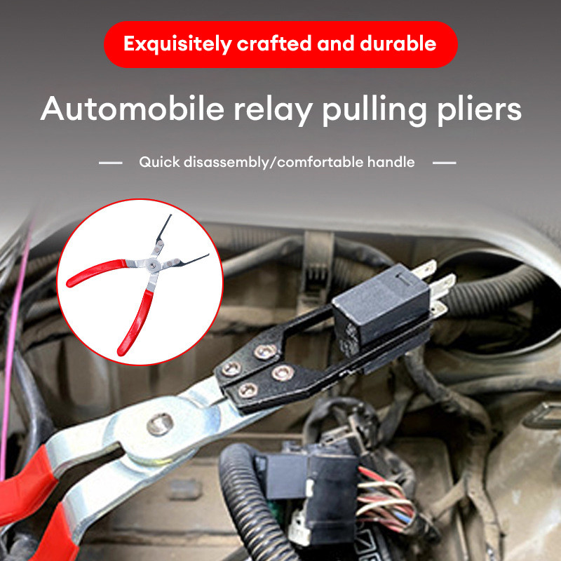 UTUONY คีมถอดและแยกชิ้นส่วนรีเลย์ท่อน้ำมันรถยนต์ Car Oil Pipe Relay Remover Separation Clamp Disassemble Assemble Pliers