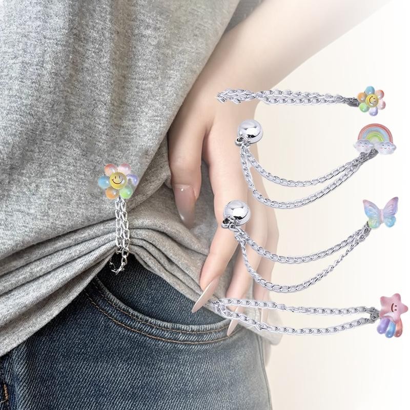 ขากางเกงหัวเข็มขัดคงที่ ทนทานต่อการกระแทก มาพร้อมโซ่แม่เหล็ก เพื่อประสิทธิภาพในการใช้งานและความทนทานสูง