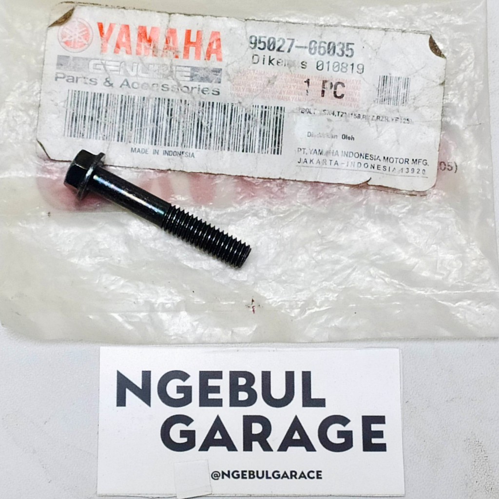 Cvt MIO SMILE YAMAHA ORI 95027 06035 สลักเกลียวฝาครอบร่างกาย