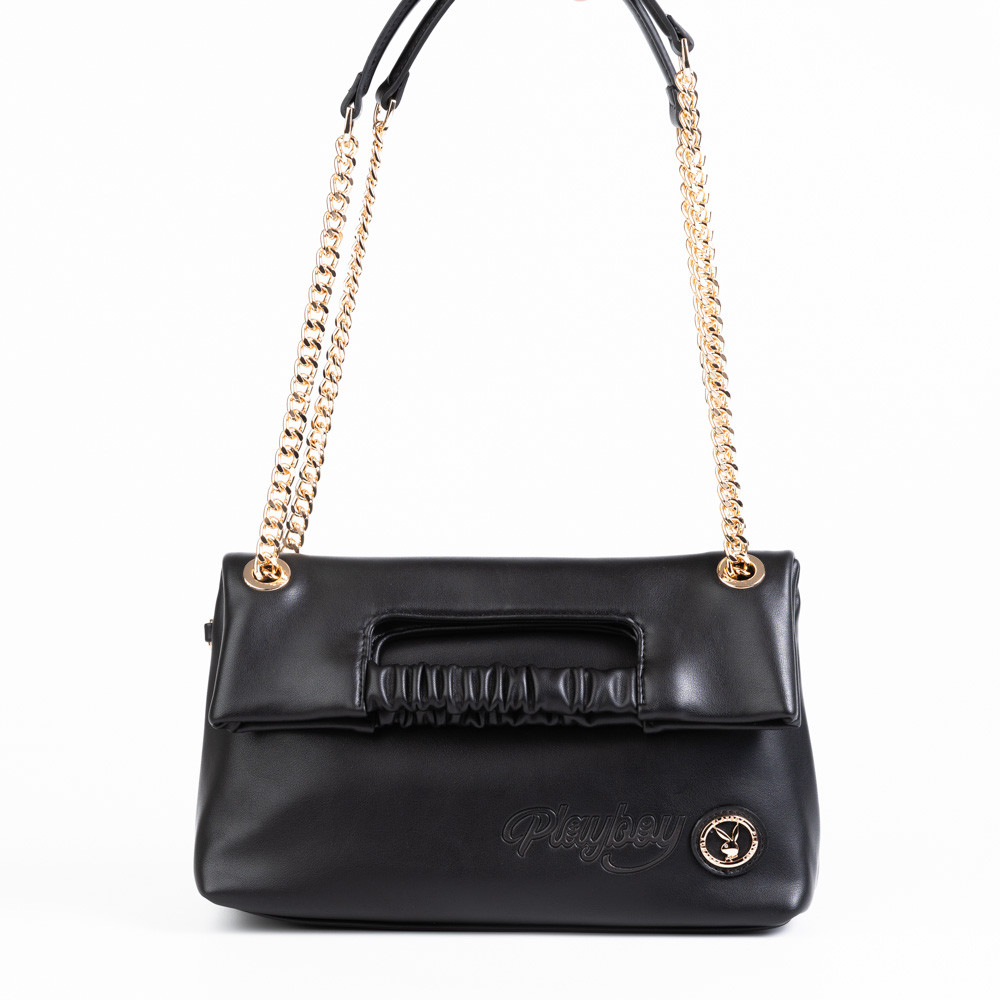 Playboy รุ่น Litty Flap Clutch Bag กระเป๋าสะพายข้างผู้หญิง รหัส ST-B253PB624 ดีไซน์ทรง Flap Clutch แถมฟรีPom Pom charm - รูปที่ 2