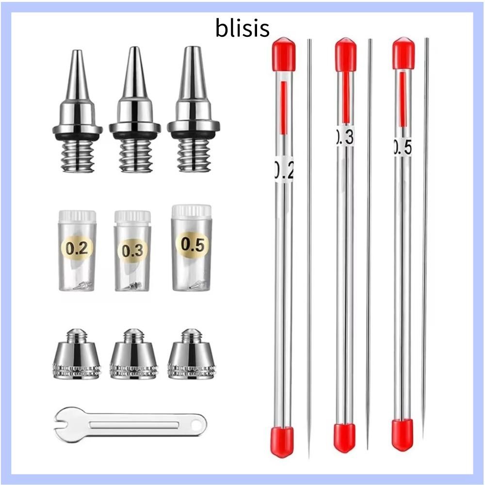 INNEED Airbrush อะไหล่, เปลี่ยน 0.2/0.3/0.5 มม.เข็ม Airbrush หัวฉีดเข็ม, ง่ายและ Care Airbrushes พ่น