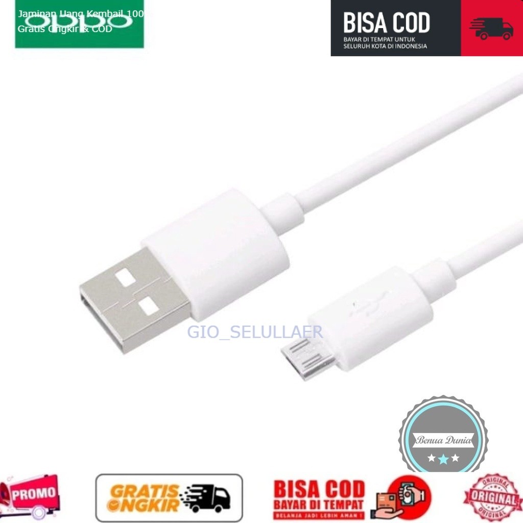 OPPO 2A Micro Data Cable สําหรับ Neo9 A57 A39 F1s F3 F1 F9 A5s A3s A1k A11k BD3078