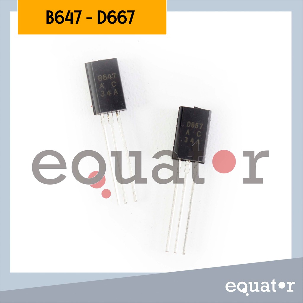 ทรานซิสเตอร์ TR B647 / D667 B 647 D 667