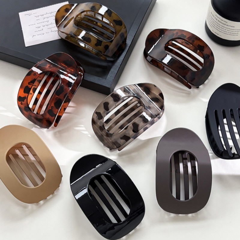 ชุดกิ๊บติดผมสองชิ้น สไตล์เกาหลี สำหรับทำผมหางม้าและผมใหญ่ กรงเล็บคลิปขนาดใหญ่ ใบเรียกเก็บเงินเป็ด