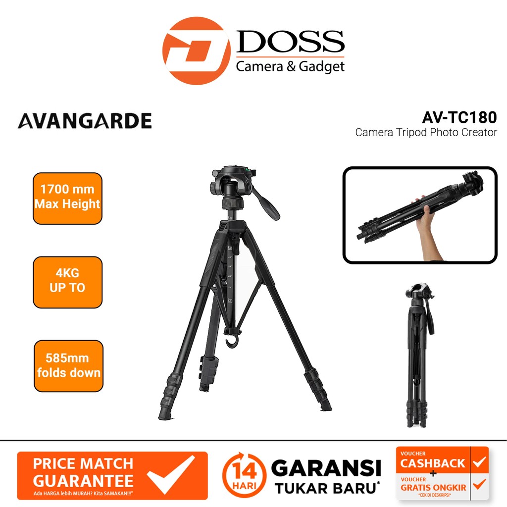 Avangarde Camera ขาตั้งกล้อง Photo Creator AV-TC180