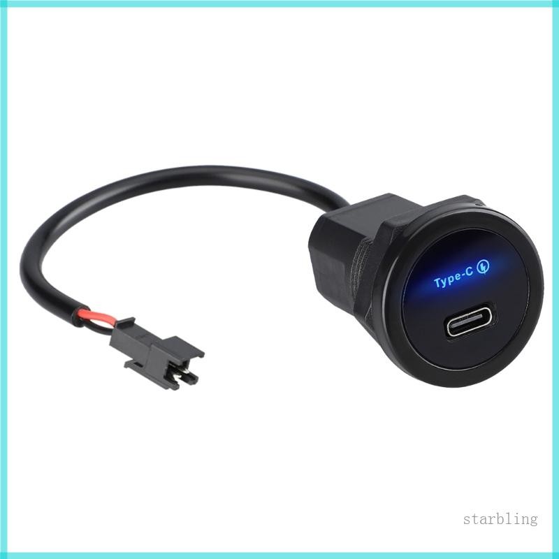 Star 30W USB Type C ชาร์จ Outlet Quick CHARGING Power Adapter สําหรับรถยนต์