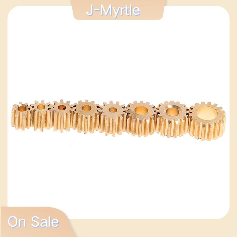 J-Myrtle 0.5M Modulus 8T 9T 10T 11T 12T 14T 15T 16T ฟันเกียร์ทองแดงสําหรับเกียร์ Fit 1.98 มม.2.3 มม.