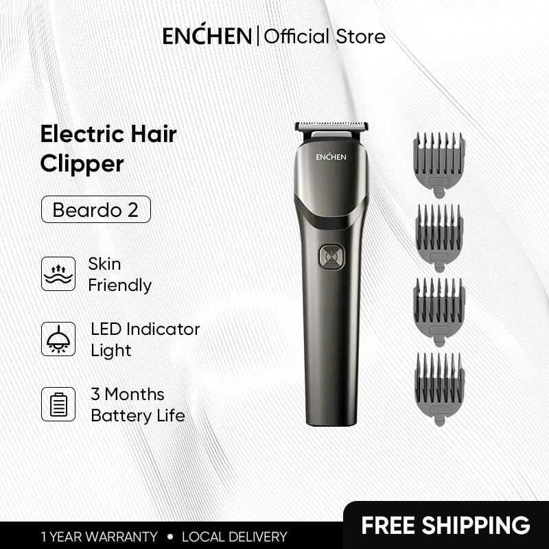 [COD]Enchen Beardo2 ALL IN ONE ที่กันจอนมัลติฟังก์ชั่นปัตตาเลี่ยนผมไฟฟ้าจอนผมแบบชาร์จไฟได้ Mesin Ram