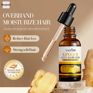Boypark Moisturizing Hair Fixed Essence Ginger Hair Care Essence ปรับปรุงความแห้งกร้าน Anti Hair Loss Essence