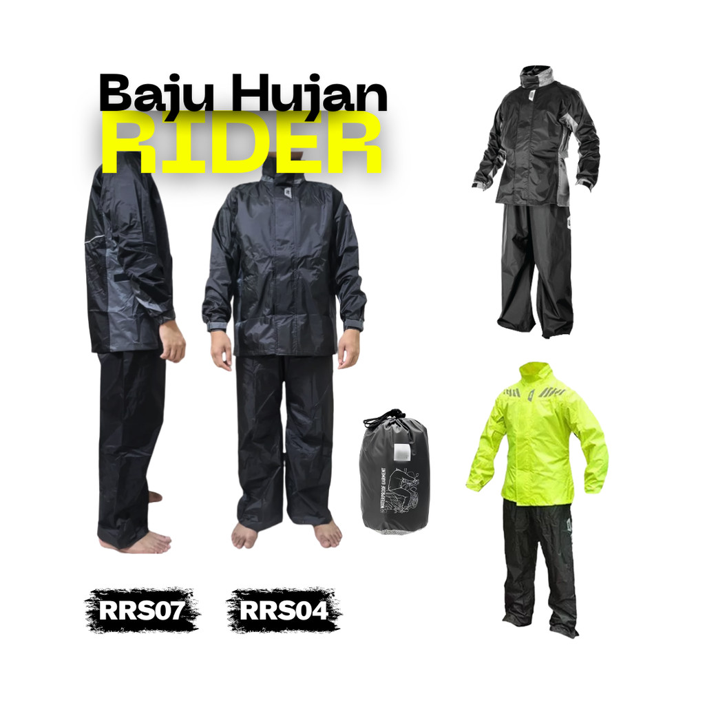 บน GIVI RRS07 RRS04 RainCoat ใหม่ 2023 Baju Hujan GIVI S-6XL สีฟ้า/สีแดงสีเหลืองสีดํา GREY