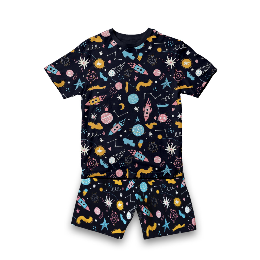 MyLion Boys Daily T-Shirt Set Distro Pyjamas Sleep Motif Boys 1 - 10 Years FPRealpict