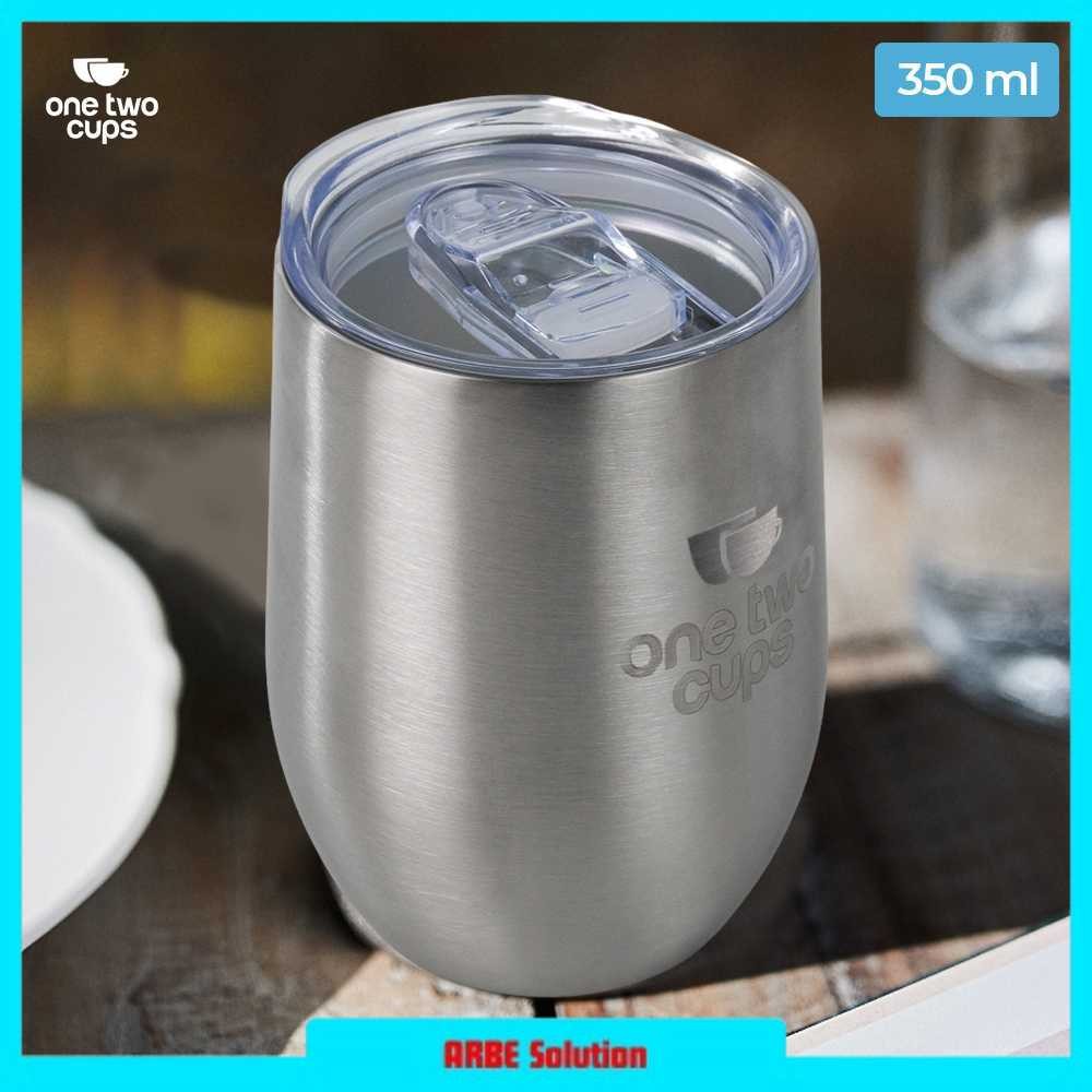 แก้วกาแฟ One Two Cups Egg Shaped Stainless Steel 350ml - TR-321