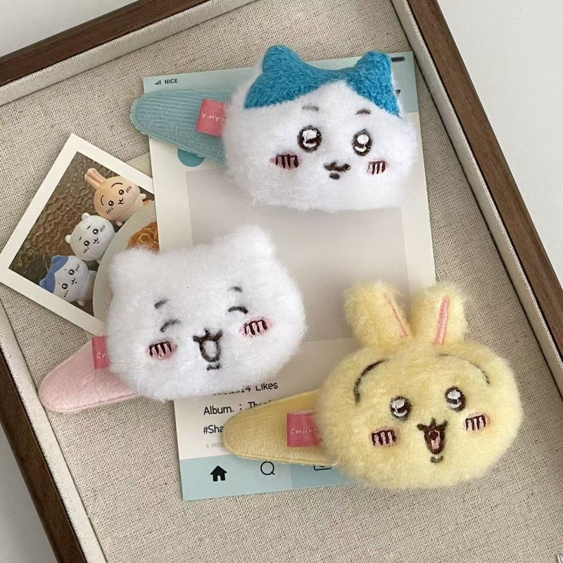 กิ๊บติดผม Chikawa สำหรับสาวน่ารัก แบบ Barrettes อุปกรณ์เสริมผมแฟชั่น