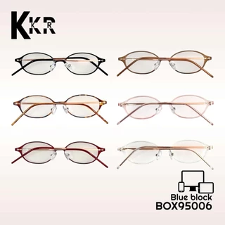 KKR EYEWEAR | Blue Block Lens YK-BOX95006 (ไม่เปลี่ยนสี) ทรงรี เลนส์กรองแสงสีฟ้า มีสินค้าพร้อมส่งทันที