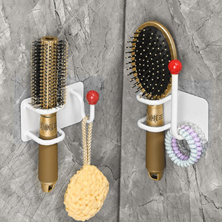 ชั้นวางหวี, อุปกรณ์ผมไม้แขวนยาง, ตะขอสำหรับผม, ไม่มีการเจาะ,…