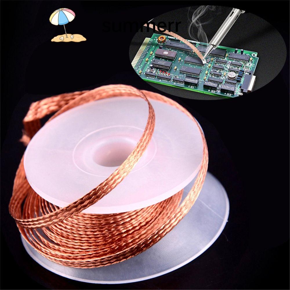 SUMMERR Copper Solde Wire BGA ซ่อมทําความสะอาด Professional Soldering Wick