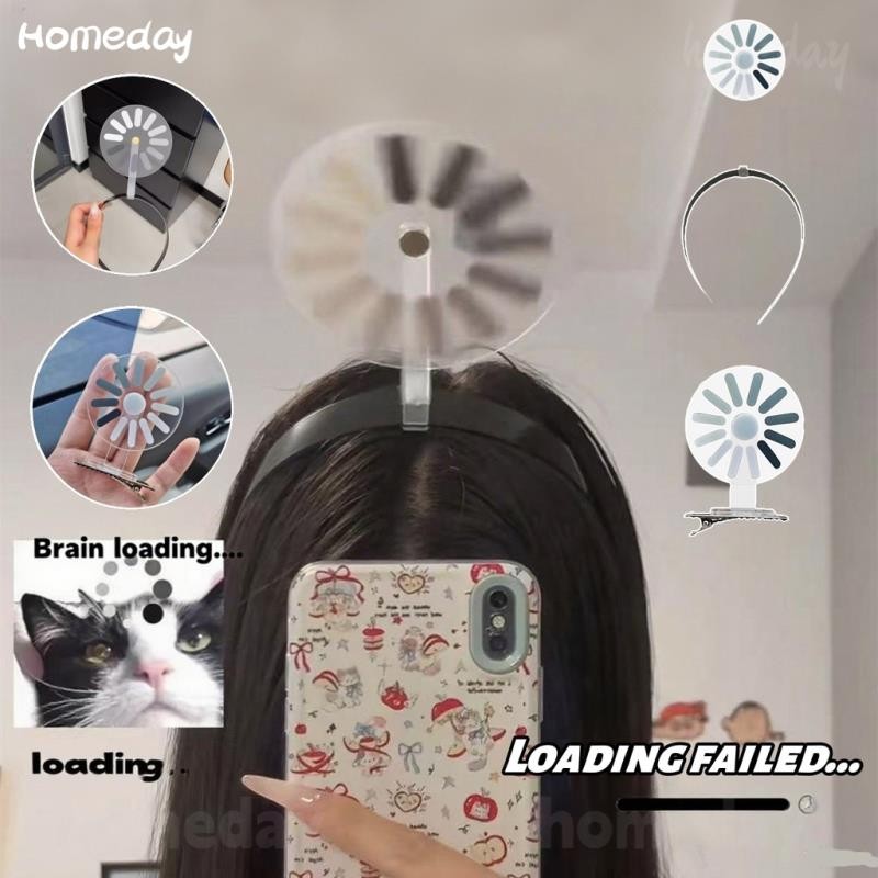 ที่คาดผมทรงคลิปหมุนได้ สไตล์-loading สำหรับหนีบผม ออกแบบมาเป็นวงกลม สวมใส่ง่าย หญิงหวาน Headwear แฟช