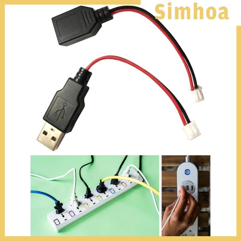 [SIMHOA] 2 ชิ้น USB ถึง Xh2.54/PH2.0 Terminal Cable Male/Female Replacement Strong Interfiration Res