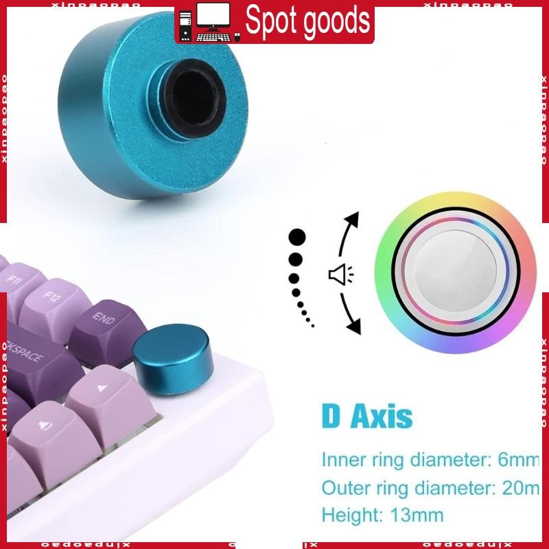 XI รอบลูกบิดโลหะสําหรับ F75 IK75 คีย์บอร์ดแบบกลไกลูกบิดโลหะที่แม่นยําเสา