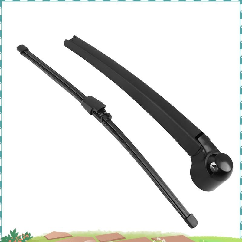 Uejfrdkuwg ชุดแขนปัดน้ําฝนกระจกหลังและใบมีด 1K9955707A สําหรับกอล์ฟ 5 6 / 5N / 2009-2014 / ที่นั่ง E