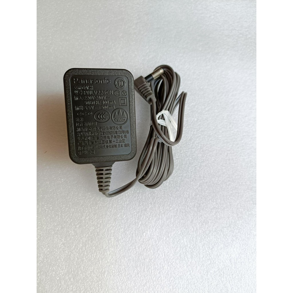 อะแดปเตอร์แปลงไฟโทรศัพท์ Panasonic 5.5 V500MA ดั้งเดิม PNLV226CN สายไฟเครื่องชาร์จสําหรับเด็กเฟรม