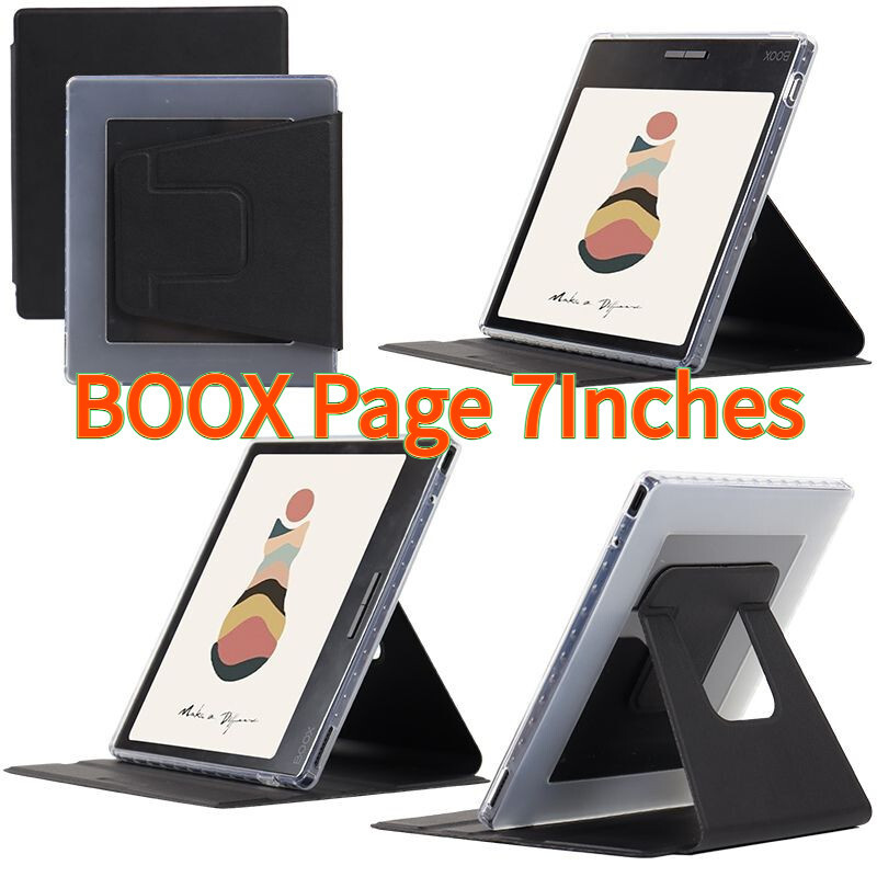 BOOX Page 7 นิ้ว Soft Shell รวมทุกอย่าง Sleep Wake เคสป้องกันที่รองรับแนวนอนและแนวตั้ง[จัดส่งในวันเด