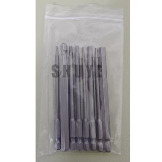 ชุดดอกสว่านกลวง50/100มม. T1.5-T8ชุดหัวไขควงดอกไขควง