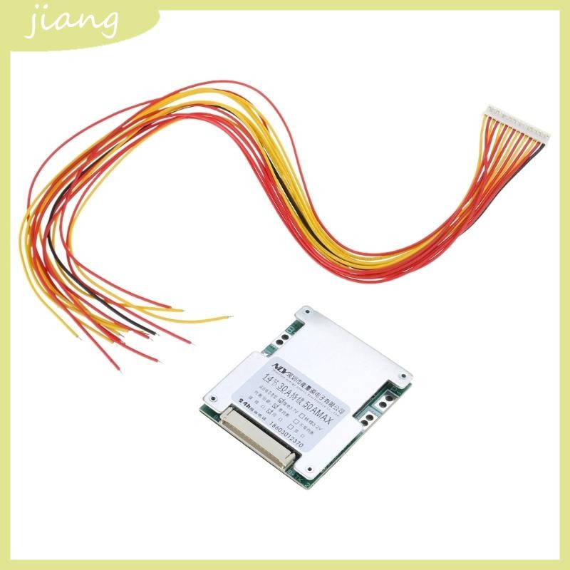 JN สําหรับแผ่นป้องกันพร้อม Balancing 14S 48V 30A BMS- บอร์ด PCB สําหรับ Home