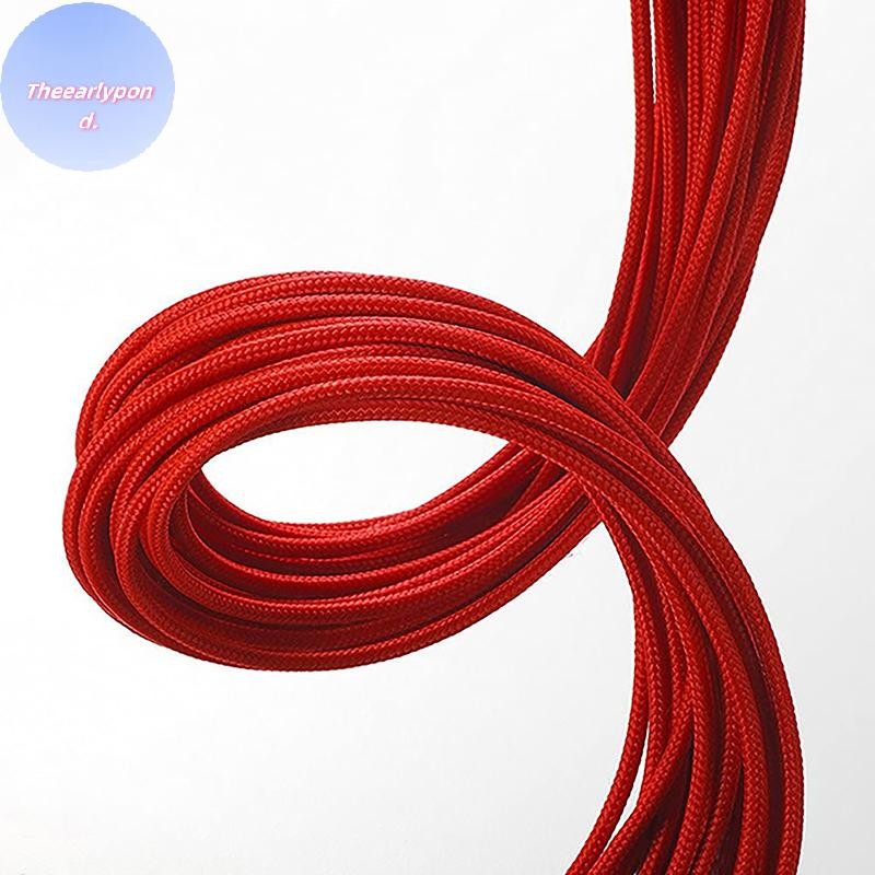 EARLYPTOND PSU ATX 24Pin สายไนลอนถัก 8-pin 6 + 2pin สายไฟ 24-pin เมนบอร์ดสําหรับคอมพิวเตอร์พีซีกรณีส