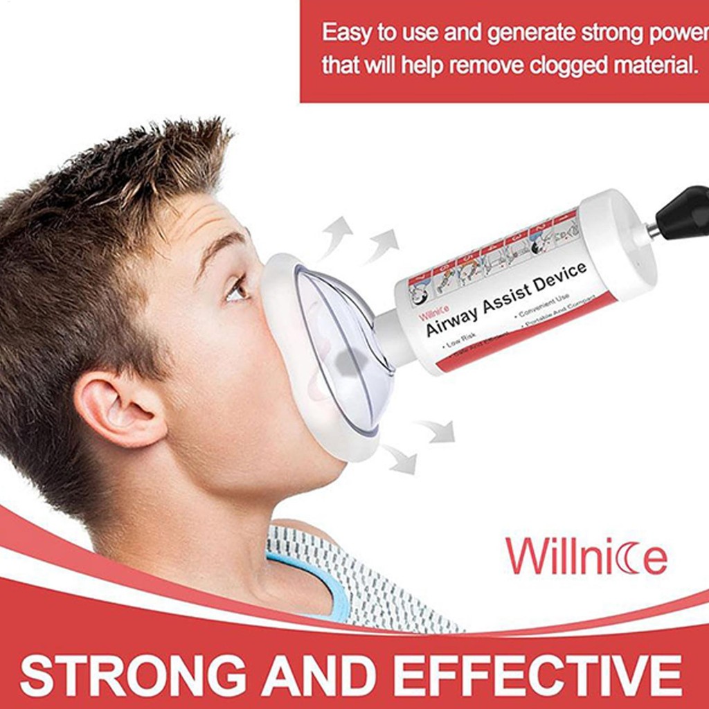 Airway Clear Choking อุปกรณ์ช่วยชีวิตสําลักอุปกรณ์แบบพกพา Respiratory Practice Tool Urgent Care Kit 