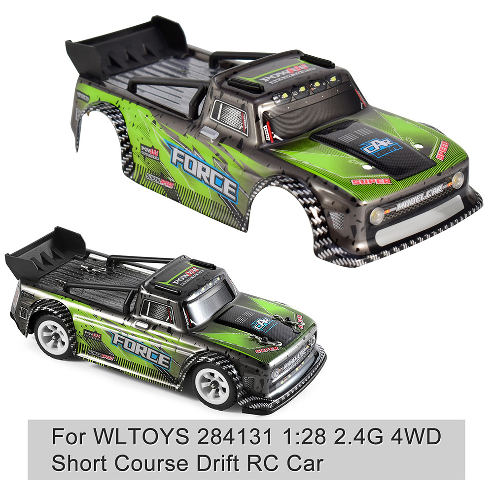 WLtoys 284131-20457 เปลือกตัวถังรถยนต์สําหรับ 284131 1:28 Scale 2.4G 4WD หลักสูตรสั้น Drift RC รถแข่