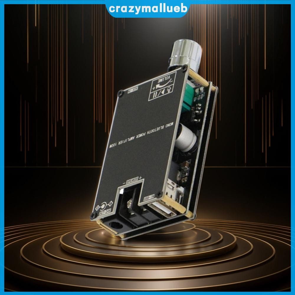 ZK-1001B Mono 100W Digital Power Amplifier Board Bluetooth-เข้ากันได้กับ 5.1 AUX TPA3116D2 เครื่องขย