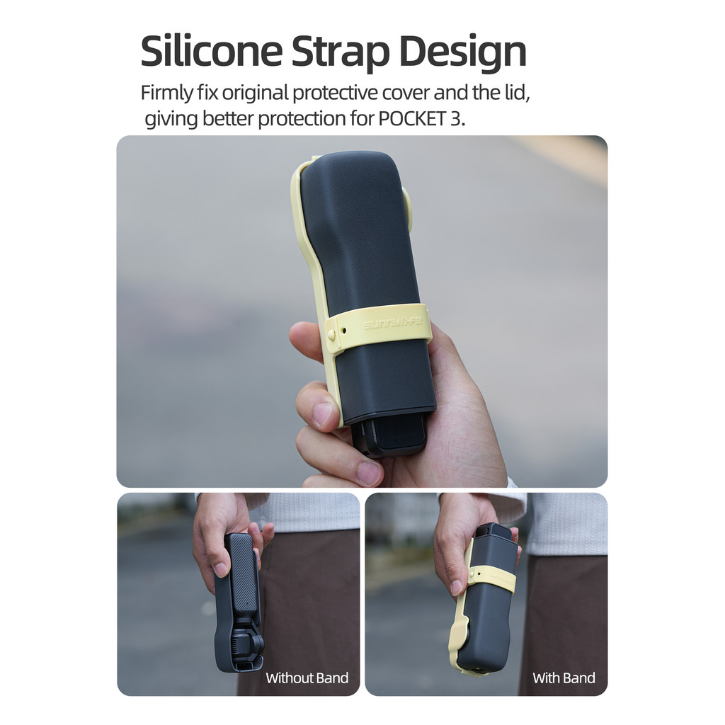 Sunnylife อัพเกรดฝาครอบด้านบนพร้อมตัวกรองเลนส์สําหรับ DJI Osmo Pocket 3 Anti-Fall ฝาครอบป้องกันพร้อมอุปกรณ์เสริมกล้อง Lanyard ราคา ถูกที่สุด ดีลบีเคเค แกลเลอรีภาพที่ 7