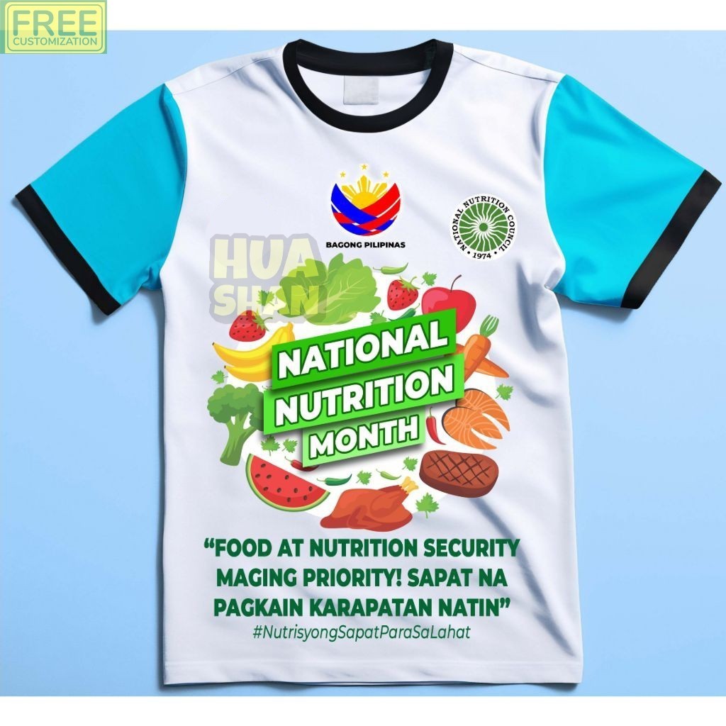 NATIONAL NUTRITION MONTH SUBLIMITED COMBI SHIRTS DESIGN 6