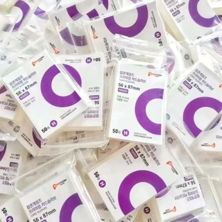 COZII ฟิล์มการ์ด,ปลอกการ์ดป๊อปคอร์น กระเป๋าเก็บบัตร,ไอดอลบัตรภาพฟิล์มป้องกัน,ฟิล์มการ์ดโปร่งใสสูง ซองใส่การ์ด 50pcs