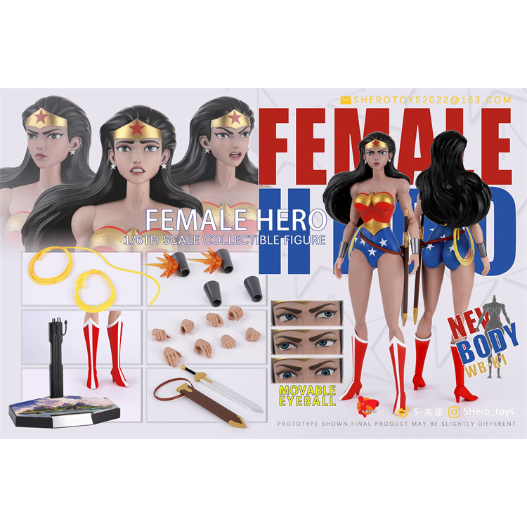 [Collection Boutique] พร้อมสต็อก SHERO TOYS 1/6 SH007 Heroine Superman Action Figure