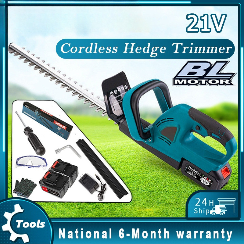 Hedge Trimmer Mesin Trim Pokok Bunga Tree Trimmer ไร้สาย Hedge Trimmer Mesin Potong Bunga 20 นิ้ว