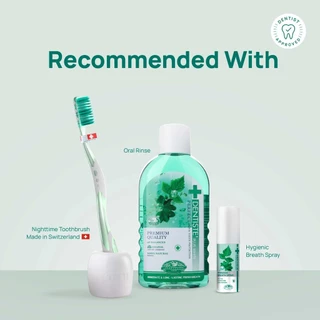 [แพ็ค 3] Dentiste Original Nighttime Toothpaste ยาสีฟันลดกลิ่นปาก 160 กรัม เดนทิสเต้ ฟันขาว ลดคราบพลัค ลมหายใจหอมสดชื่น