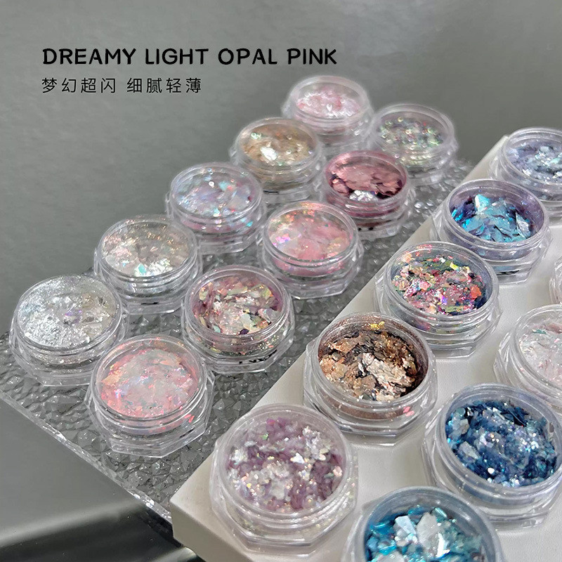 ผงโอปอลกระพริบญี่ปุ่นบางเฉียบPolarized Phantom Edelweiss Powder Cloud Brocade Powderเล็บเลื่อม ราคา ถูกที่สุด ดีลบีเคเค แกลเลอรีภาพที่ 3